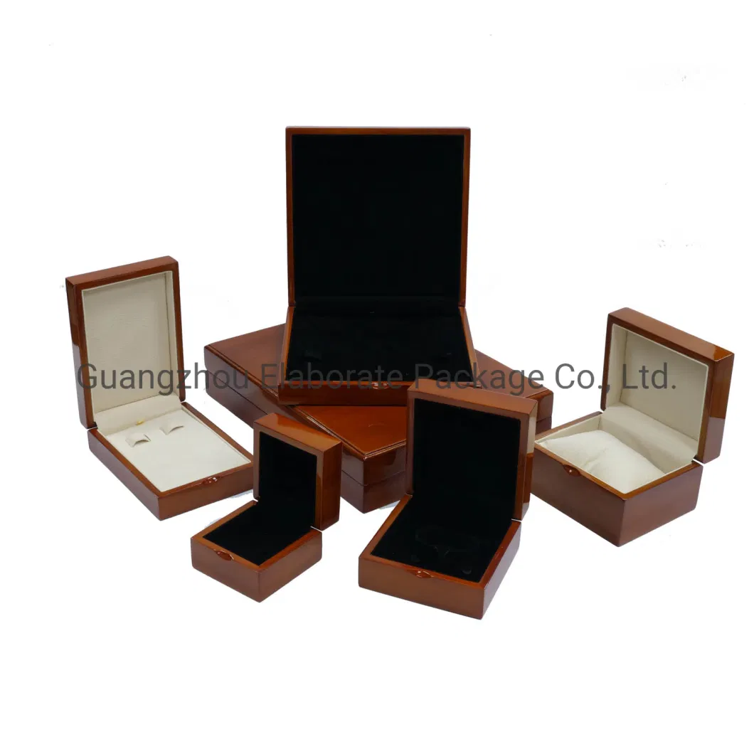 Handmade Paint Solid Wood Jewelry Packing Collection Gift Case