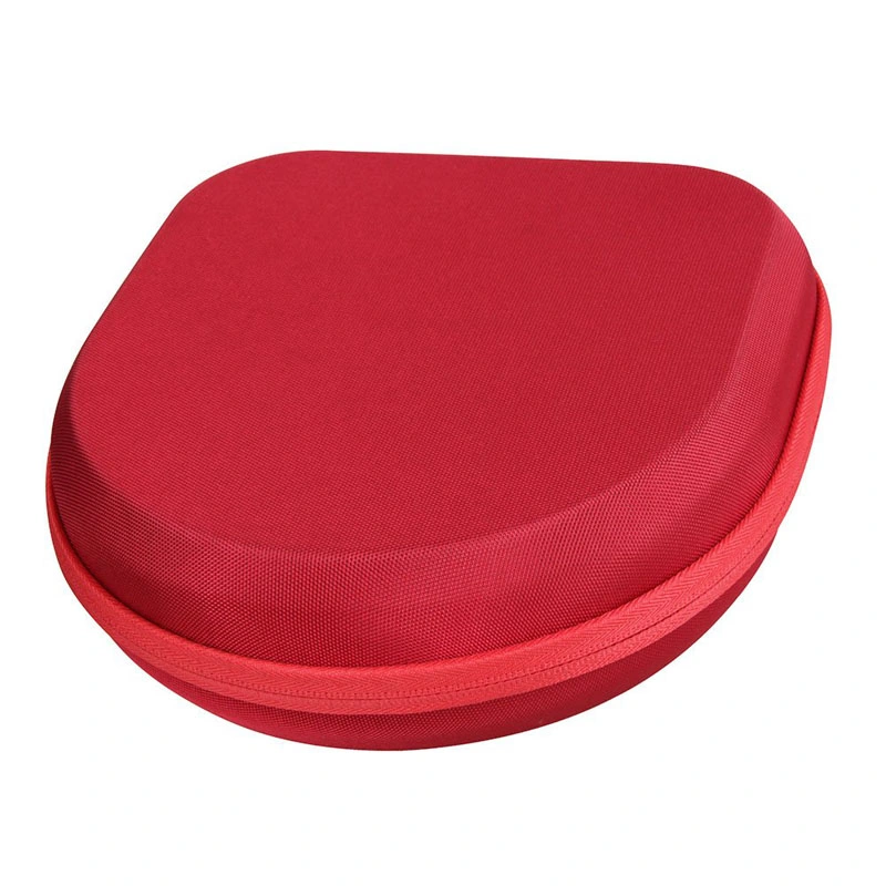 Custom Hard Shell Rigid Red Bluetooth Headphone EVA Display Carrrying Case with Logo EVA Boxes