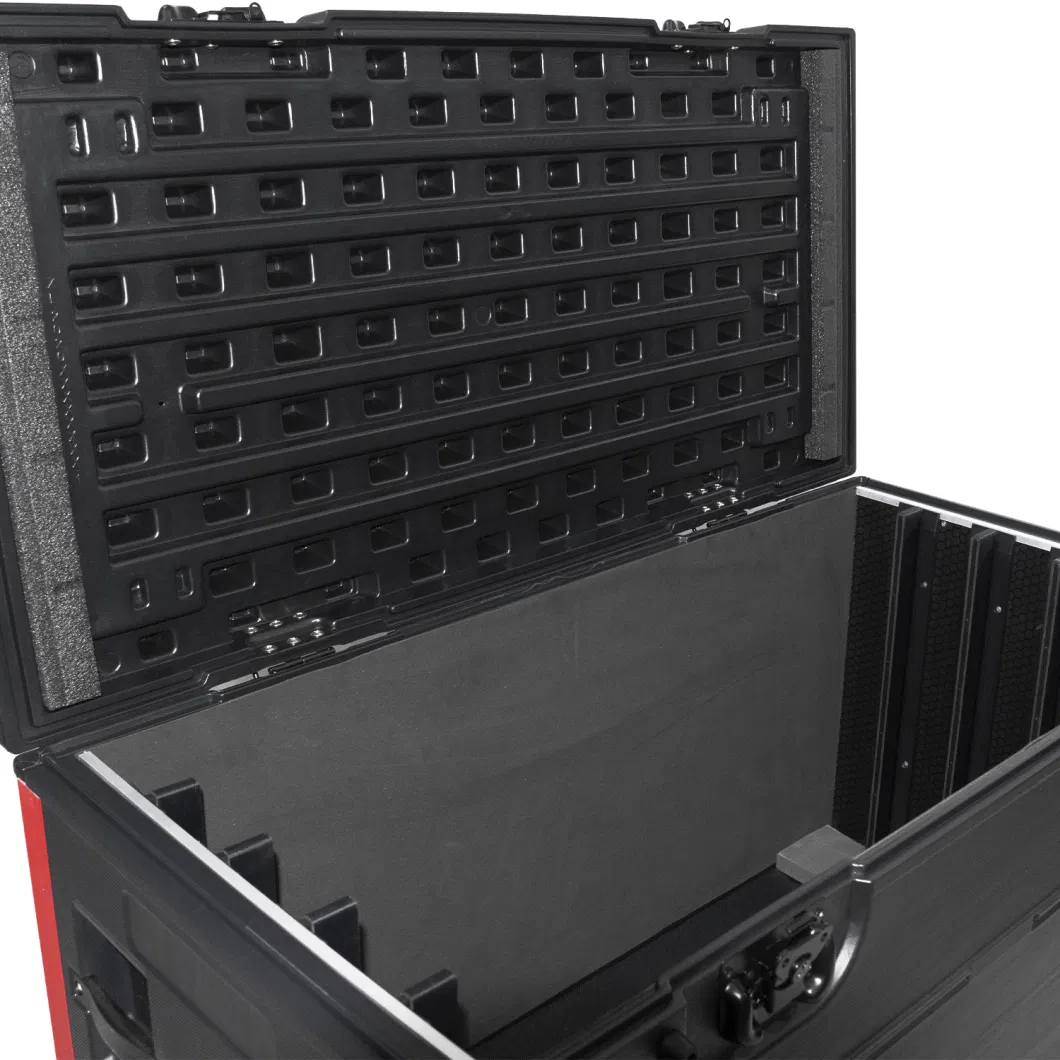 Detachable Plastic Racks Trunk Pack Cable LED Screen Display Flight Road Cases