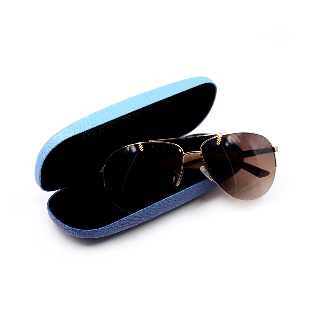 Hot Sale PU Leather Hard Shell Optical Glasses Cases with HD Transfer Printing