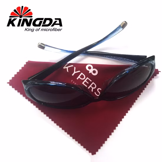 Custom Printed Microfiber Glasses Eyeglasses Jewelry Dust Wiping Cleaning Cloth