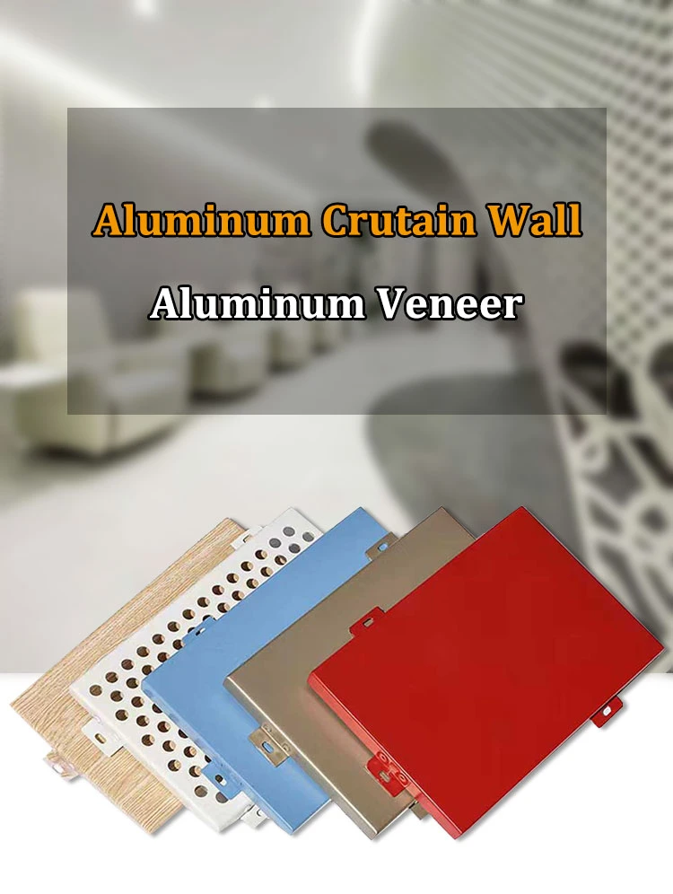 Factory Plate Ventilated Exterior Decoration External Cladding Veneer Aluminum Construction Material