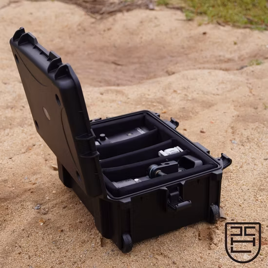 Hard Camera Case, Waterproof Wheeled Plastic Protective Case for Photographic