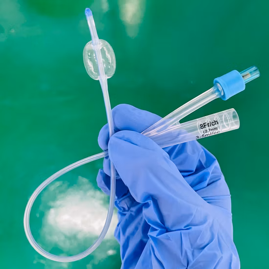 Disposable External Urine Catheter Medical Nelaton Catheter PVC Material